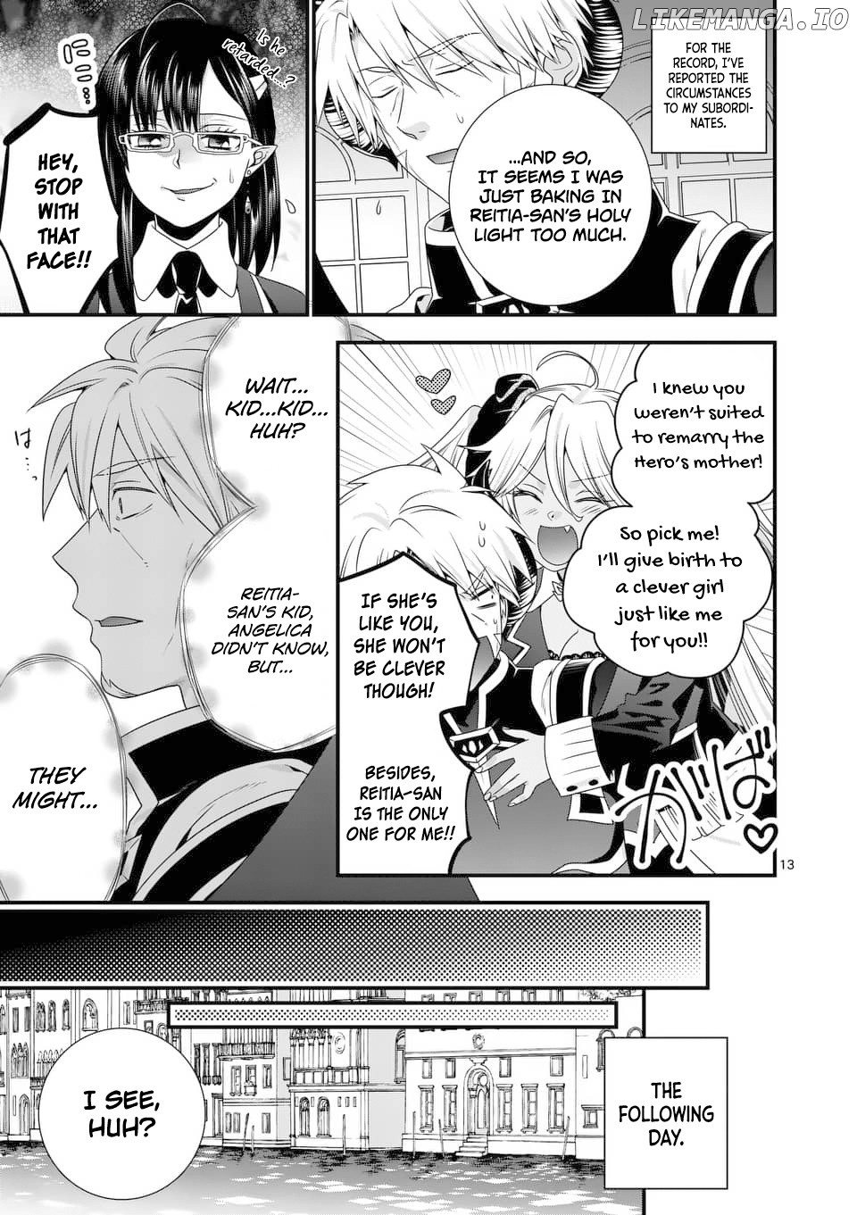 Maou desu. Onna Yuusha no Hahaoya to Saikon Shita no de, Onna Yuusha ga Giri no Musume ni Narimashita. chapter 31 - page 14