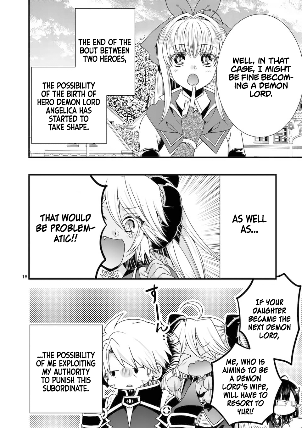 Maou desu. Onna Yuusha no Hahaoya to Saikon Shita no de, Onna Yuusha ga Giri no Musume ni Narimashita. chapter 28 - page 17