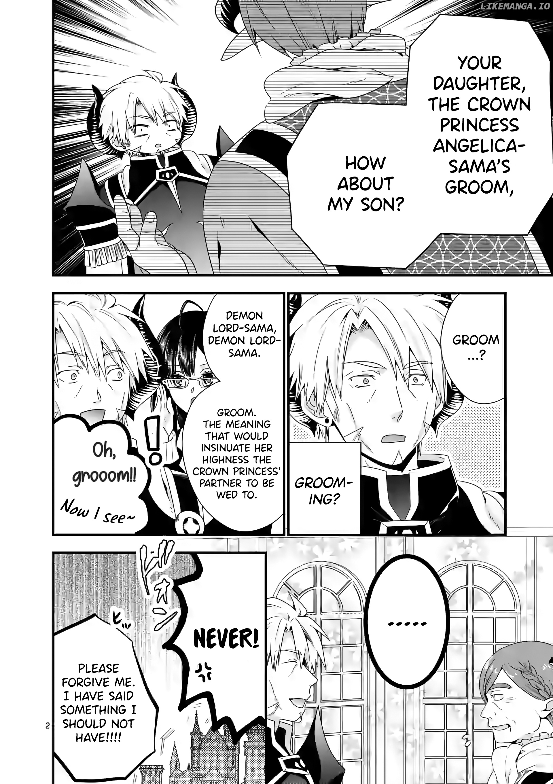 Maou desu. Onna Yuusha no Hahaoya to Saikon Shita no de, Onna Yuusha ga Giri no Musume ni Narimashita. chapter 38 - page 3