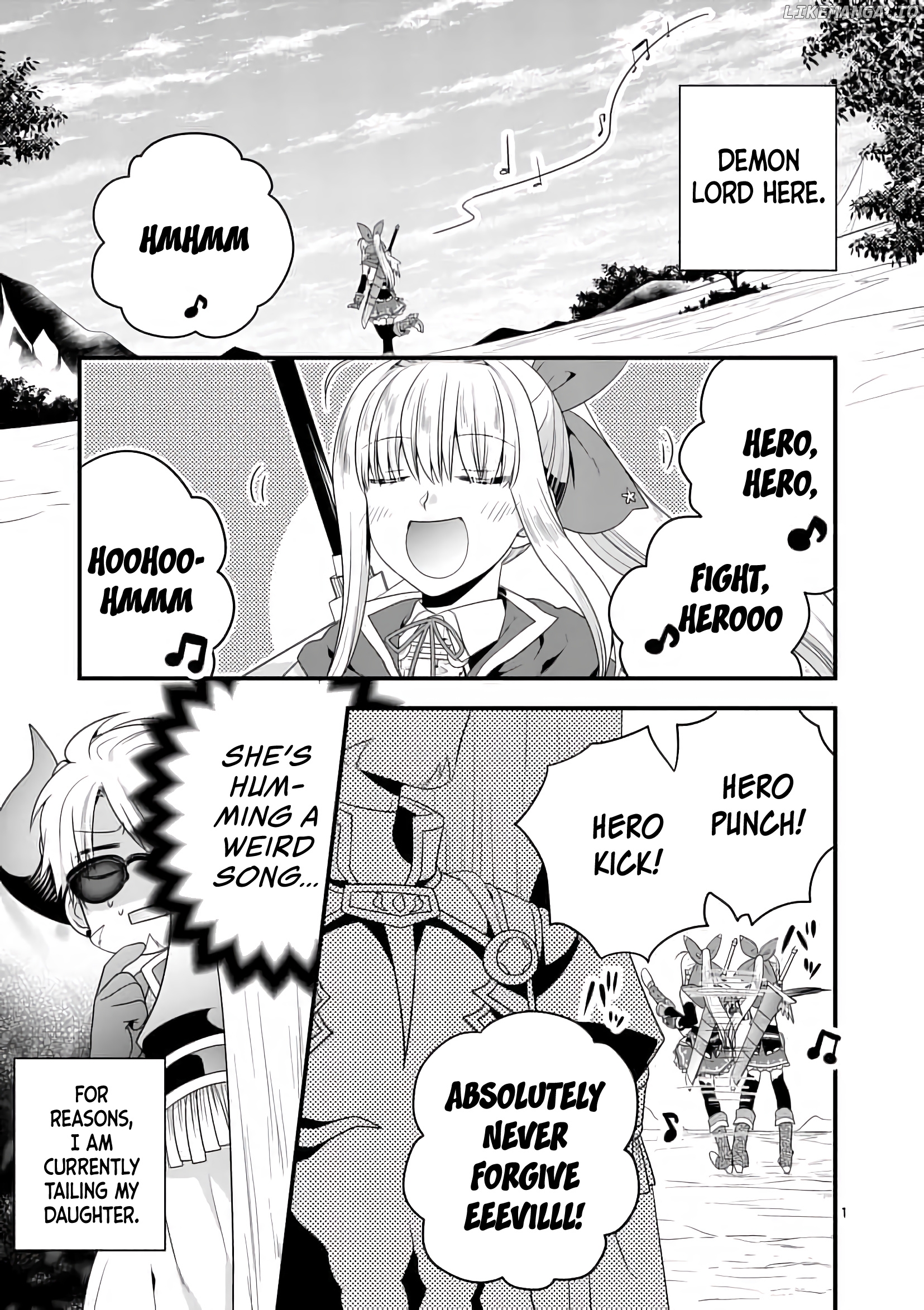 Maou desu. Onna Yuusha no Hahaoya to Saikon Shita no de, Onna Yuusha ga Giri no Musume ni Narimashita. chapter 10 - page 2