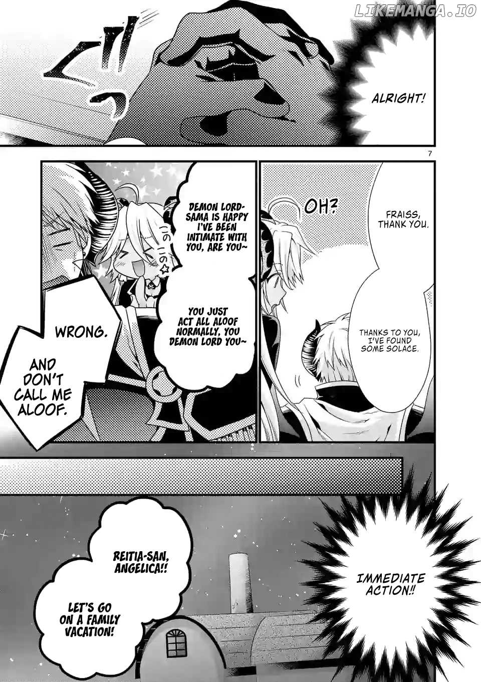 Maou desu. Onna Yuusha no Hahaoya to Saikon Shita no de, Onna Yuusha ga Giri no Musume ni Narimashita. chapter 22 - page 8