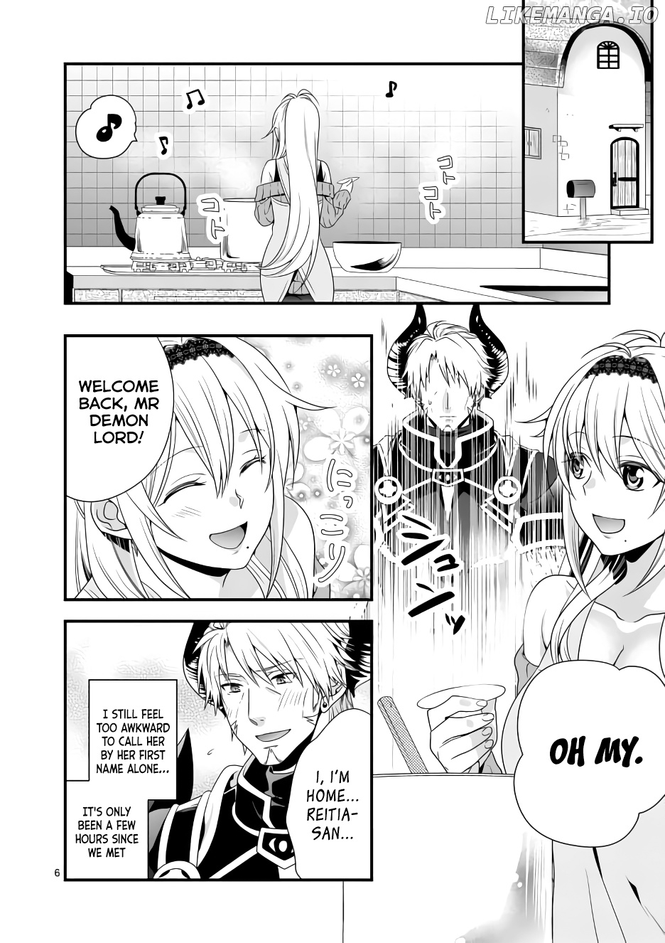 Maou desu. Onna Yuusha no Hahaoya to Saikon Shita no de, Onna Yuusha ga Giri no Musume ni Narimashita. chapter 2 - page 6