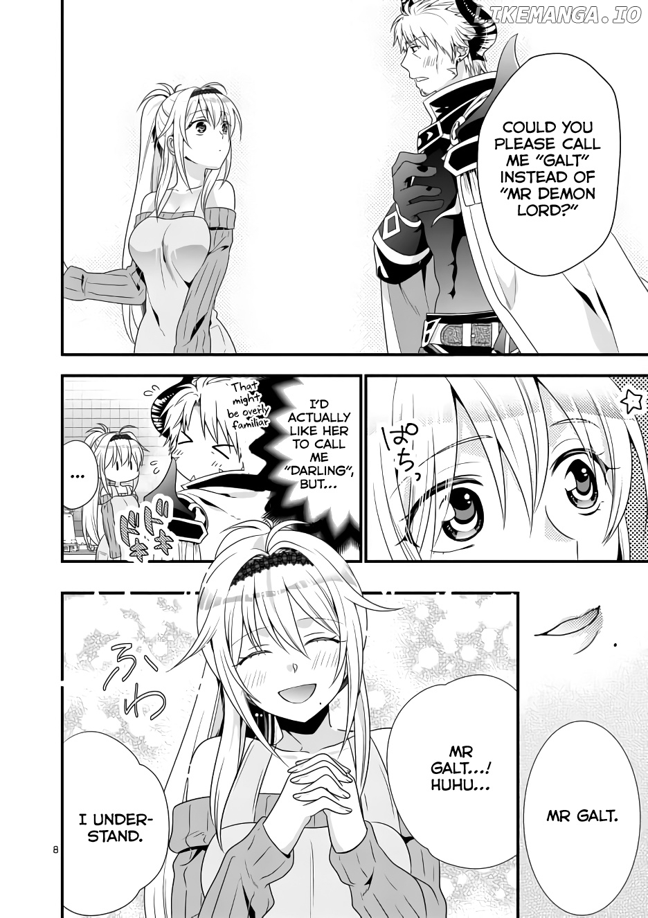 Maou desu. Onna Yuusha no Hahaoya to Saikon Shita no de, Onna Yuusha ga Giri no Musume ni Narimashita. chapter 2 - page 8