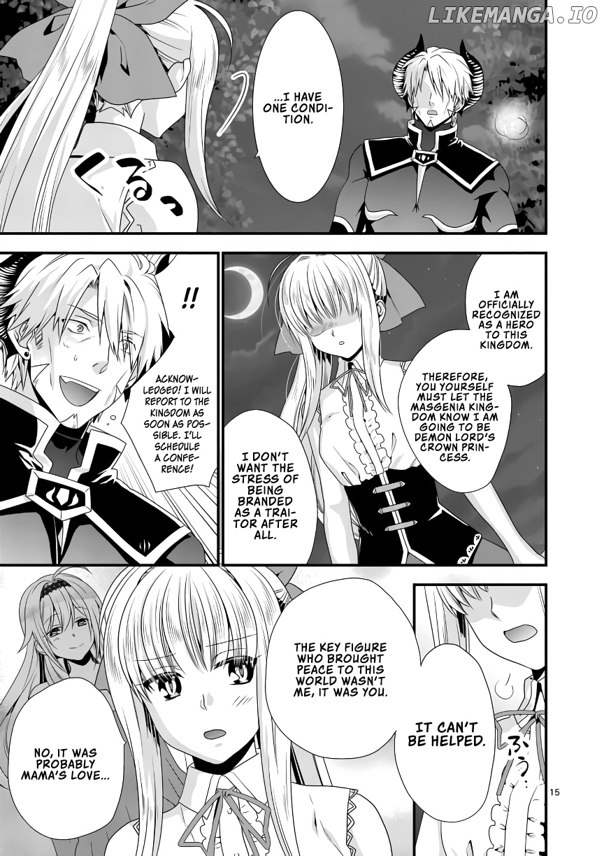 Maou desu. Onna Yuusha no Hahaoya to Saikon Shita no de, Onna Yuusha ga Giri no Musume ni Narimashita. chapter 15 - page 16