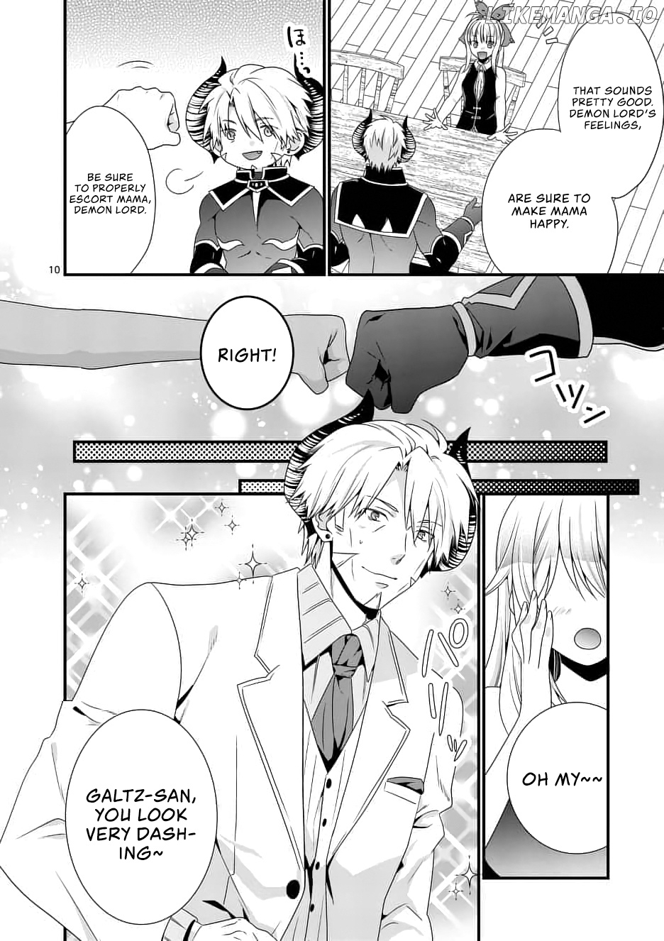 Maou desu. Onna Yuusha no Hahaoya to Saikon Shita no de, Onna Yuusha ga Giri no Musume ni Narimashita. chapter 13 - page 11