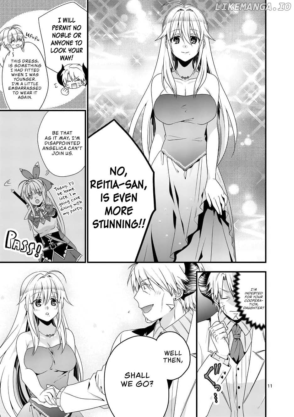 Maou desu. Onna Yuusha no Hahaoya to Saikon Shita no de, Onna Yuusha ga Giri no Musume ni Narimashita. chapter 13 - page 12