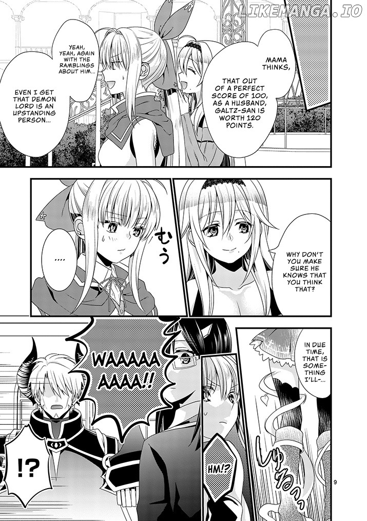 Maou desu. Onna Yuusha no Hahaoya to Saikon Shita no de, Onna Yuusha ga Giri no Musume ni Narimashita. chapter 12 - page 9