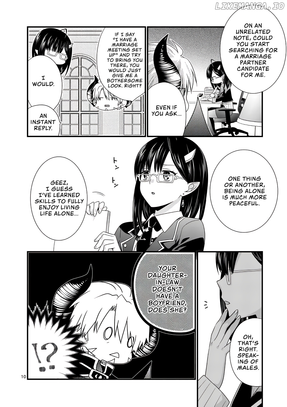 Maou desu. Onna Yuusha no Hahaoya to Saikon Shita no de, Onna Yuusha ga Giri no Musume ni Narimashita. chapter 9 - page 10