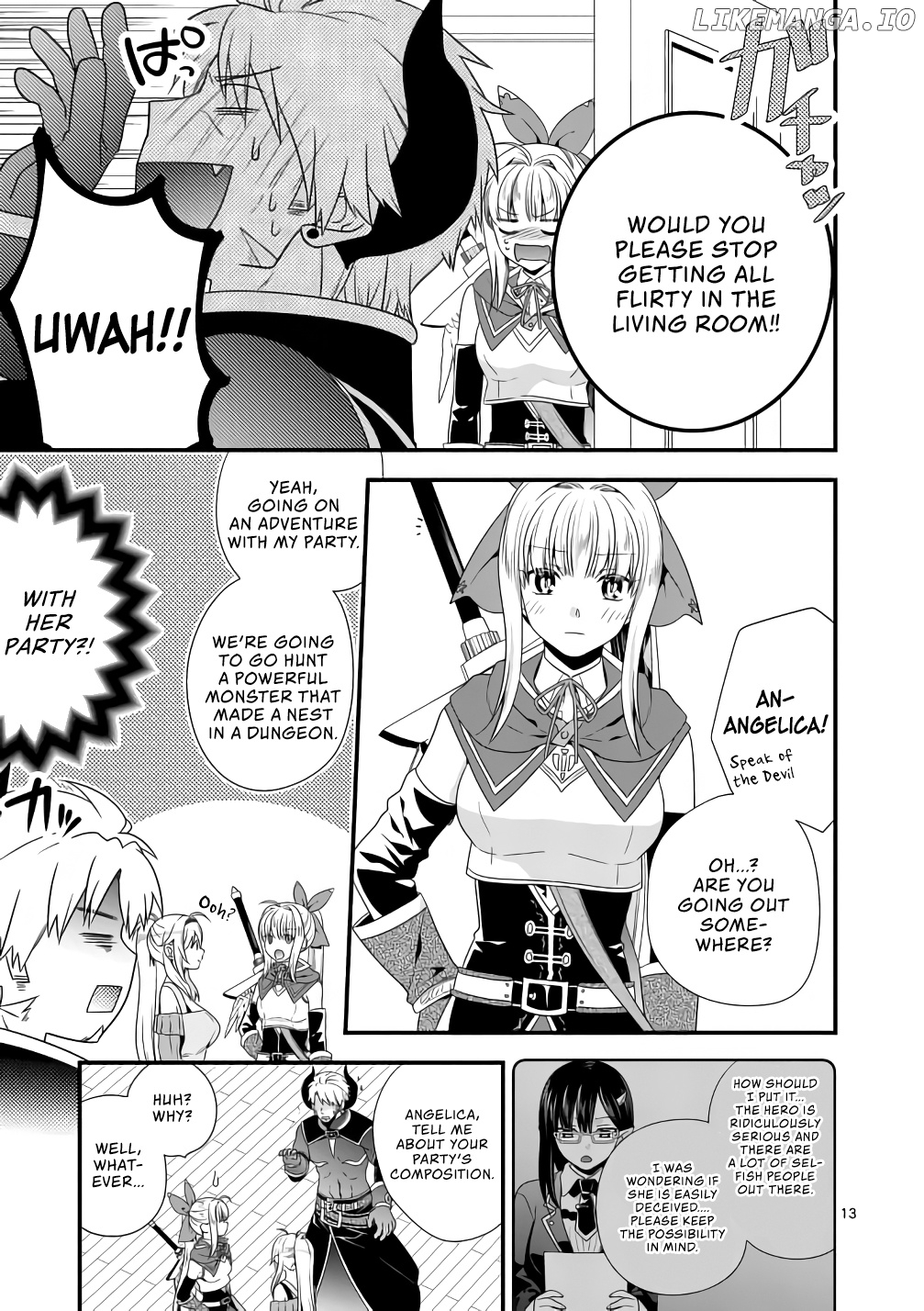 Maou desu. Onna Yuusha no Hahaoya to Saikon Shita no de, Onna Yuusha ga Giri no Musume ni Narimashita. chapter 9 - page 13