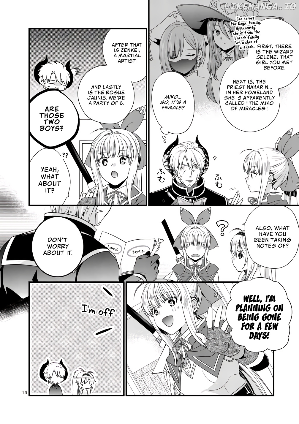 Maou desu. Onna Yuusha no Hahaoya to Saikon Shita no de, Onna Yuusha ga Giri no Musume ni Narimashita. chapter 9 - page 14
