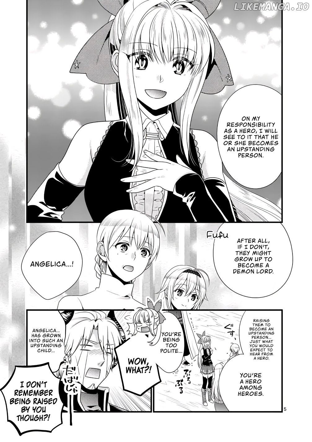 Maou desu. Onna Yuusha no Hahaoya to Saikon Shita no de, Onna Yuusha ga Giri no Musume ni Narimashita. chapter 9 - page 5