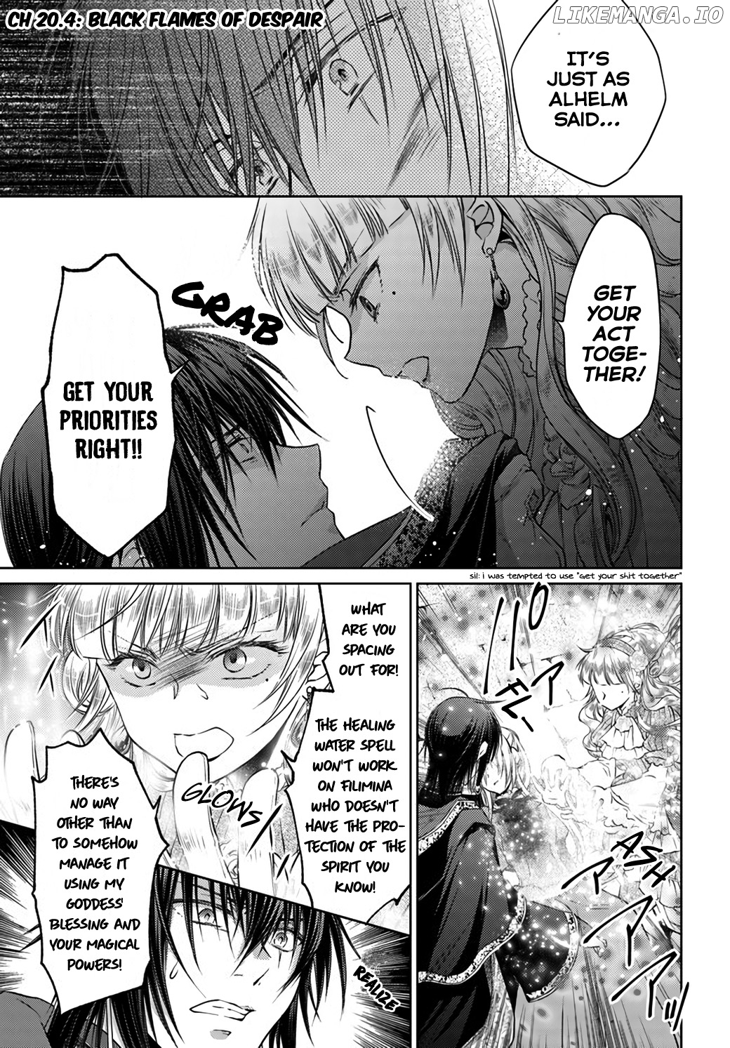 Mahoutsukai No Konyakusha chapter 20.4 - page 2