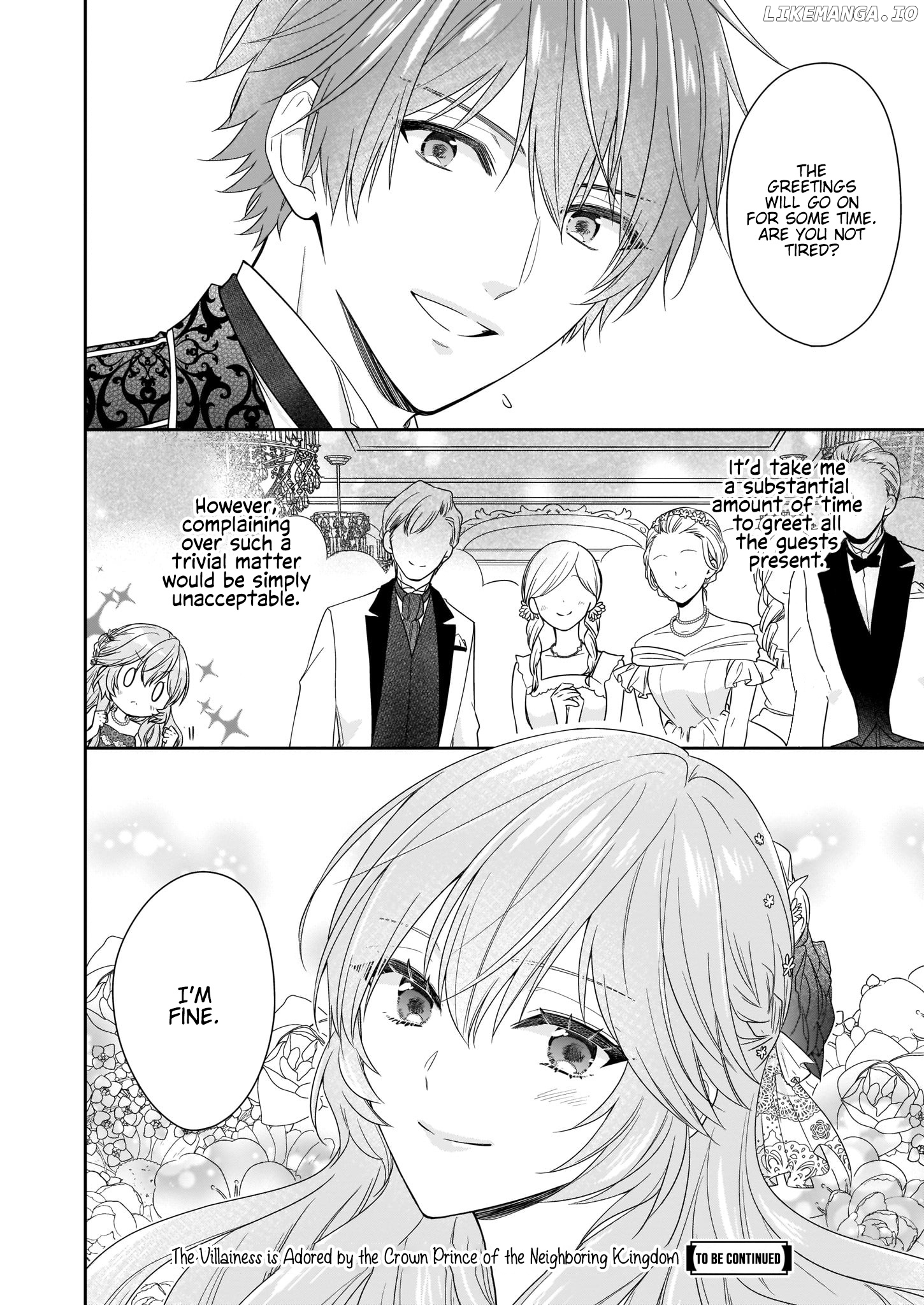 The Villainess Is Adored by the Crown Prince of the Neighboring Kingdom chapter 14 - page 29
