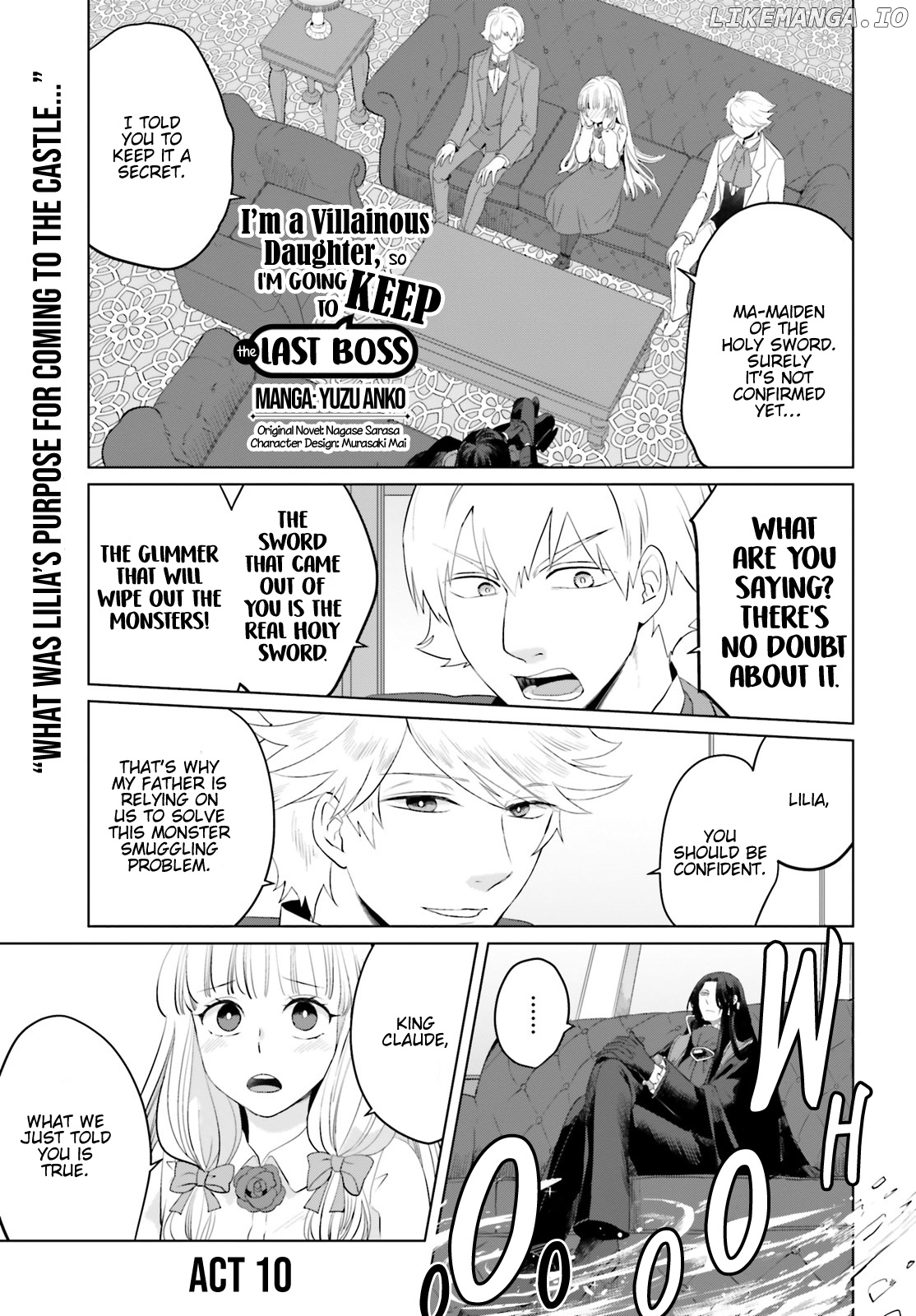 I’m a Villainous Daughter, so I’m going to keep the Last Boss chapter 10 - page 2