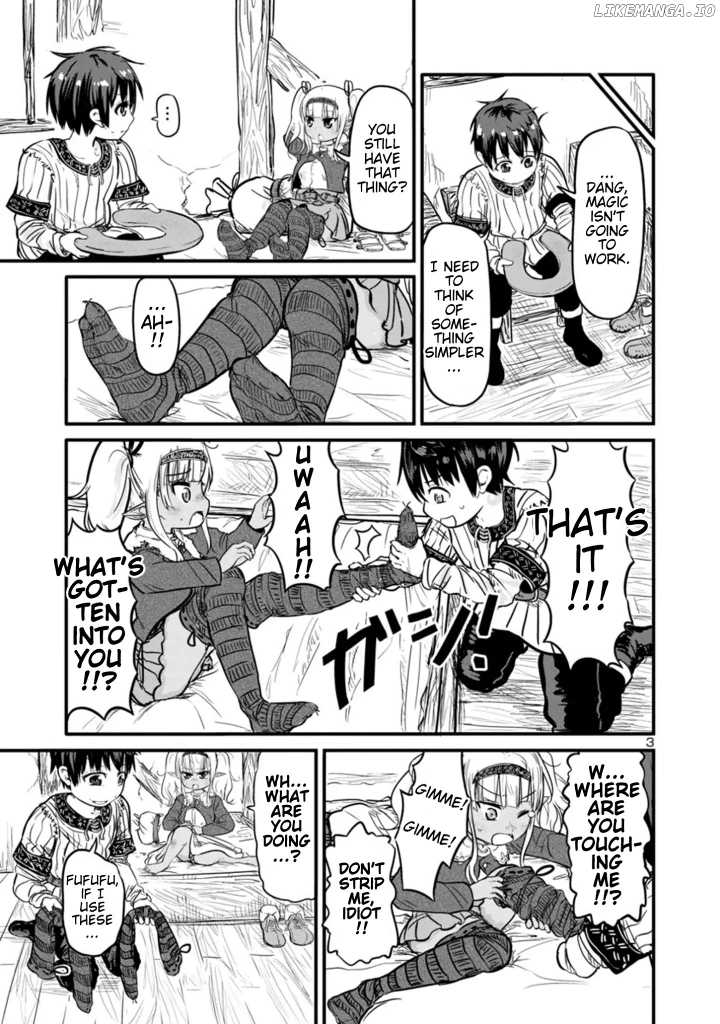 Isekai no Toire de Dai wo suru. chapter 3.5 - page 3