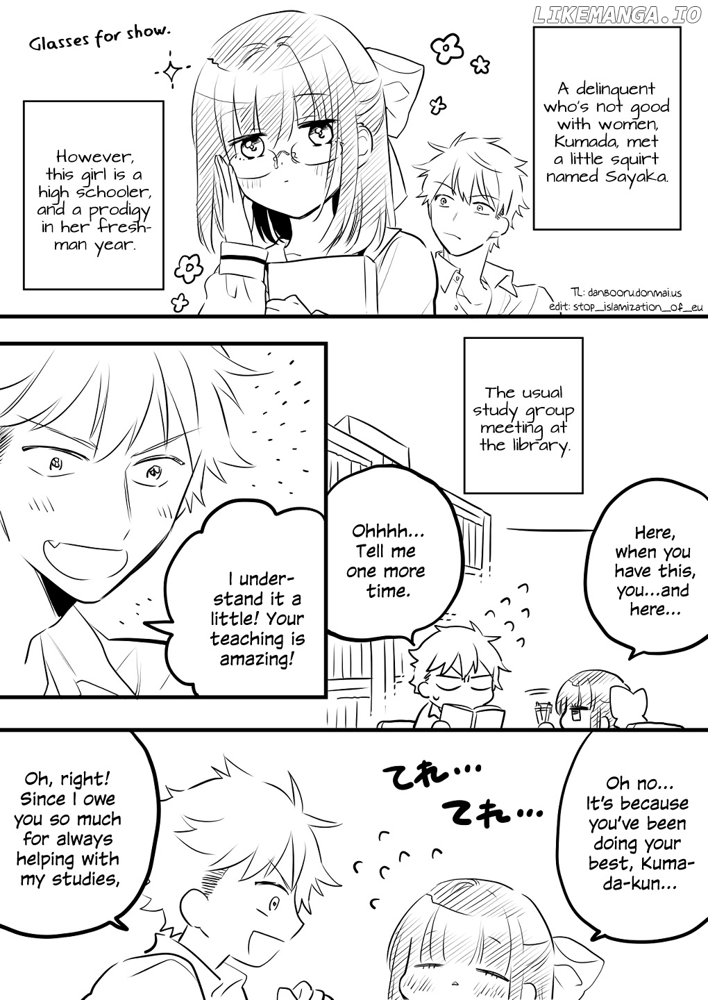 Tale of a Girl and a Delinquent Who's Bad with Women chapter 3 - page 1