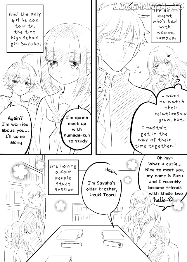 Tale of a Girl and a Delinquent Who's Bad with Women chapter 13 - page 1