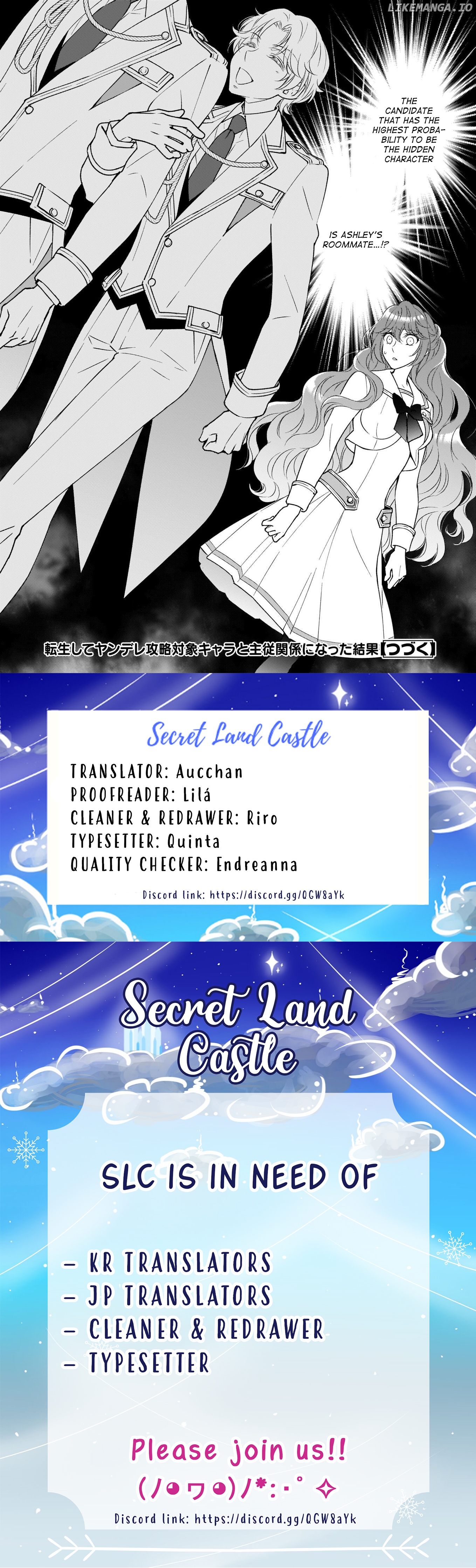 The Result Of Being Reincarnated Is Having A Master-Servant Relationship With The Yandere Love Interest chapter 6 - page 14