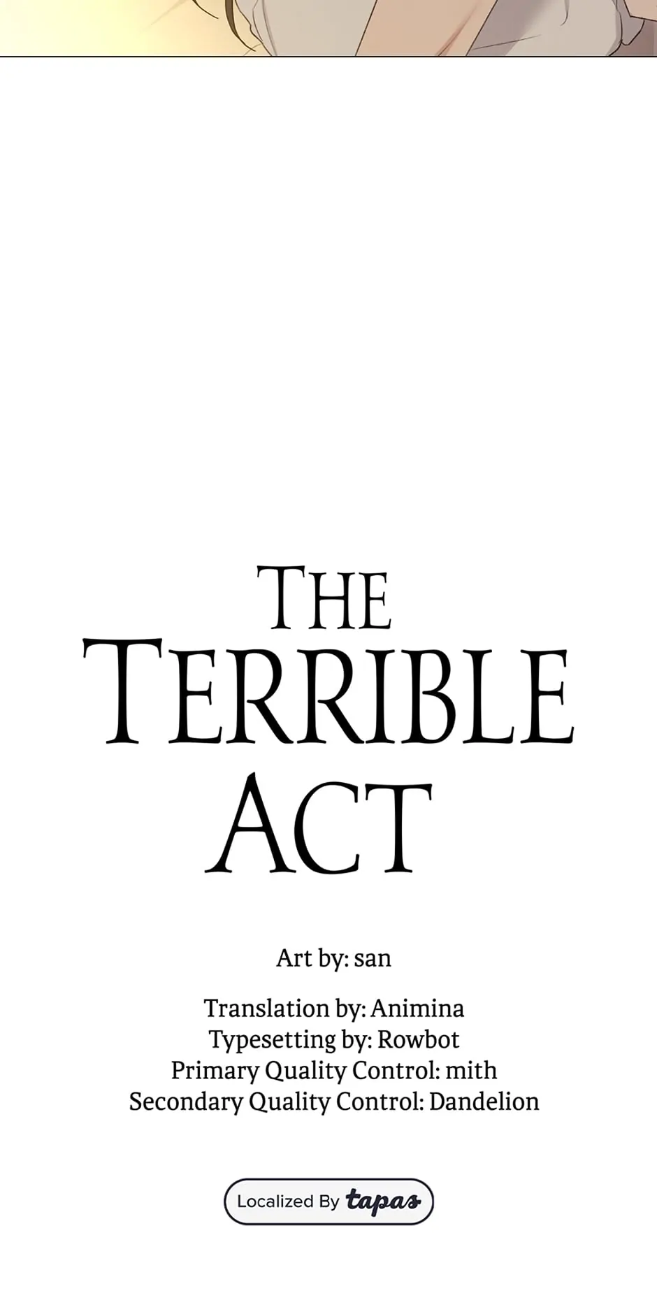 The Terrible Act Chapter 20 - page 22