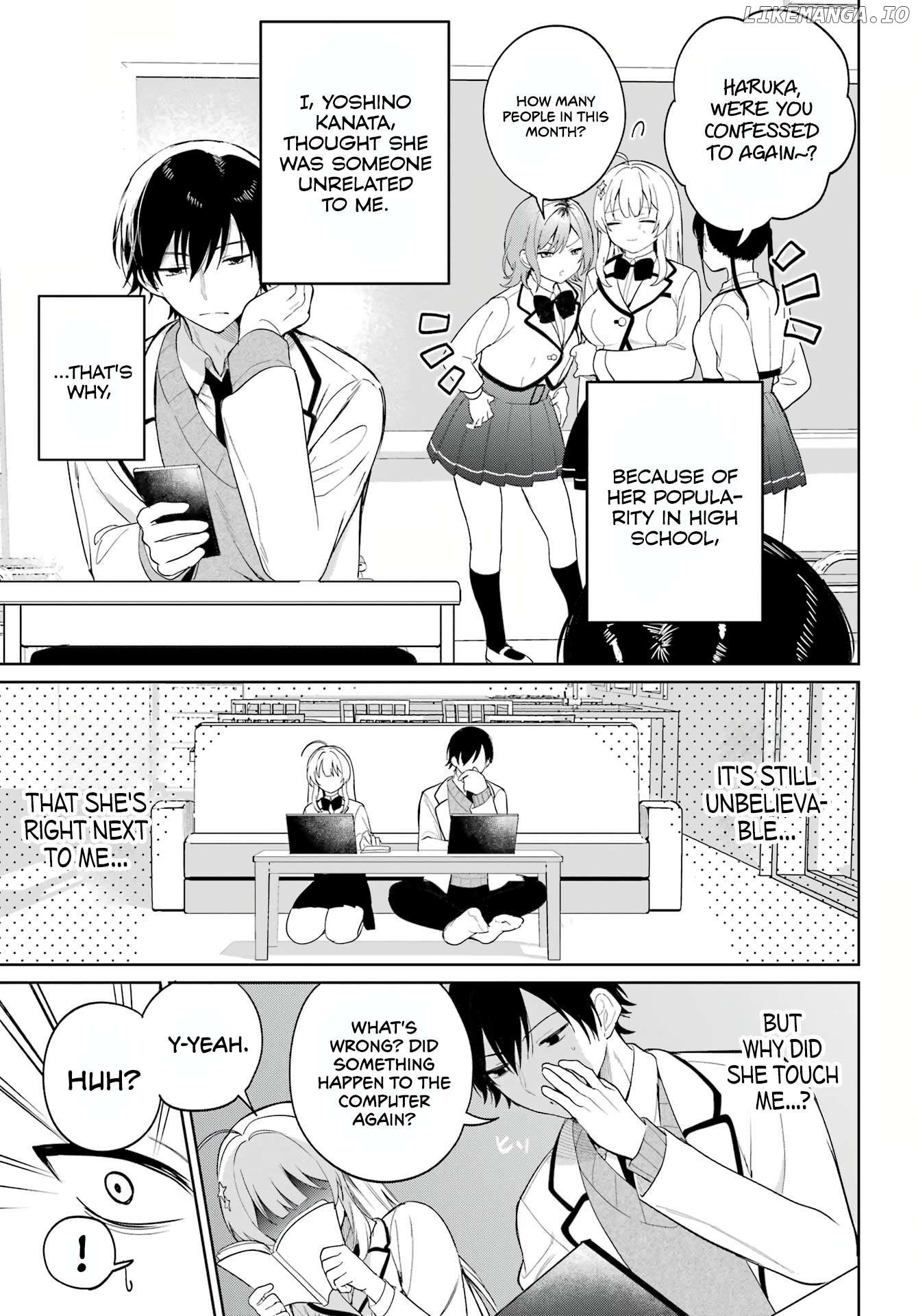 Remote Jugyou ni Nattara Class 1 no Bishoujo to Doukyo Suru Koto ni Natta Chapter 1 - page 7