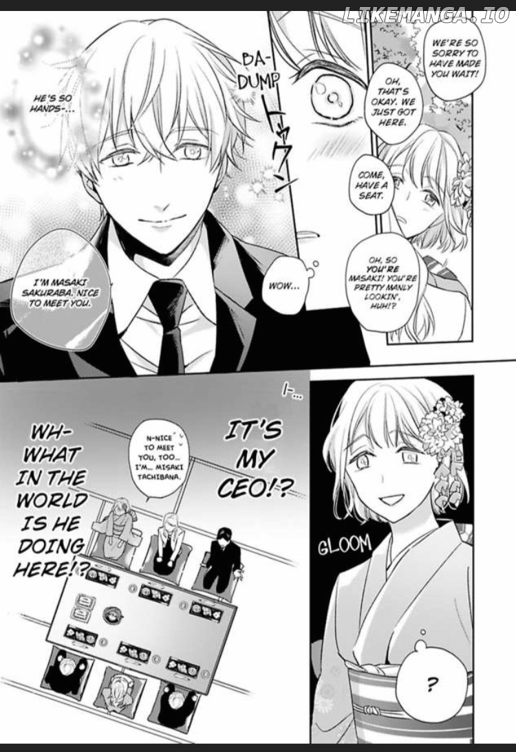 Sonna Kao shite Sasotteru? Dekiai Shachou to Migawari Omiai Kekkon!? Chapter 1 - page 11