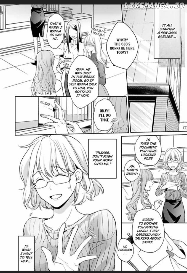 Sonna Kao shite Sasotteru? Dekiai Shachou to Migawari Omiai Kekkon!? Chapter 1 - page 4