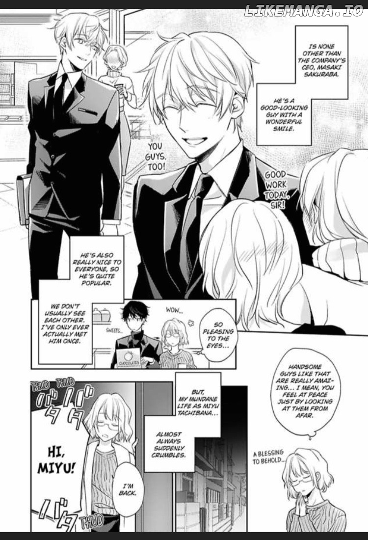 Sonna Kao shite Sasotteru? Dekiai Shachou to Migawari Omiai Kekkon!? Chapter 1 - page 6