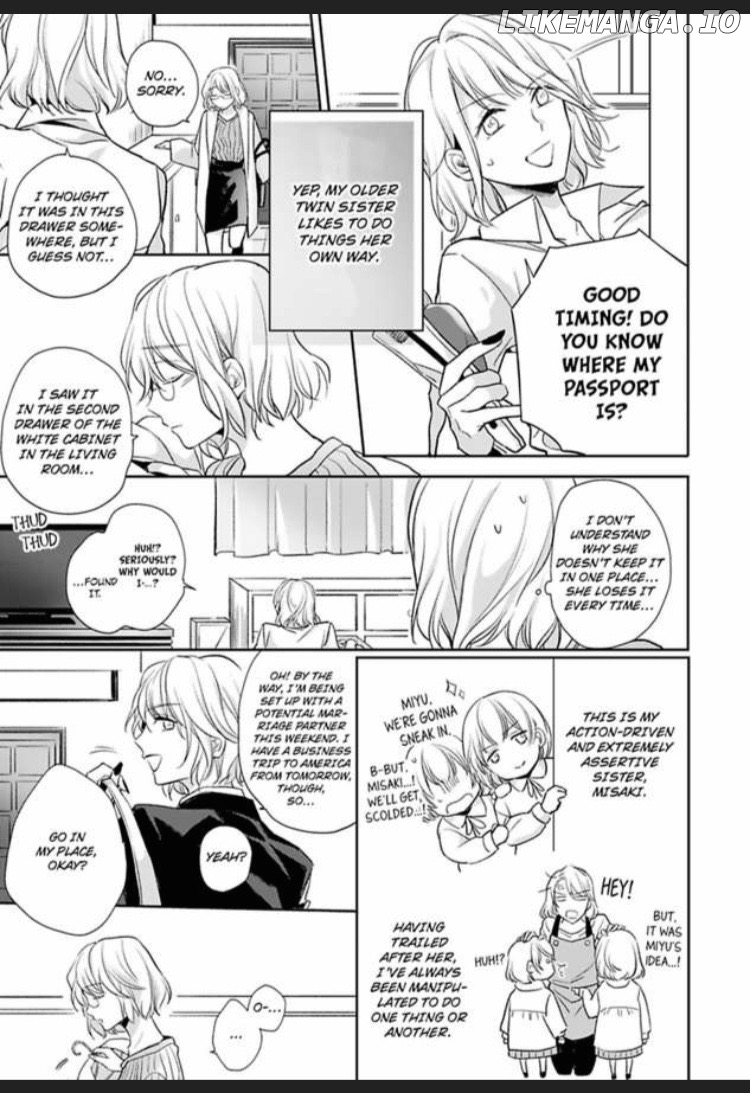 Sonna Kao shite Sasotteru? Dekiai Shachou to Migawari Omiai Kekkon!? Chapter 1 - page 7