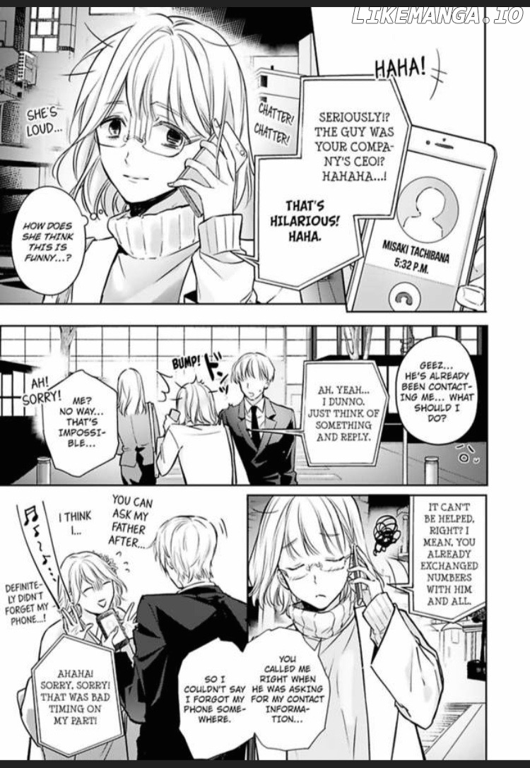 Sonna Kao shite Sasotteru? Dekiai Shachou to Migawari Omiai Kekkon!? Chapter 2 - page 3