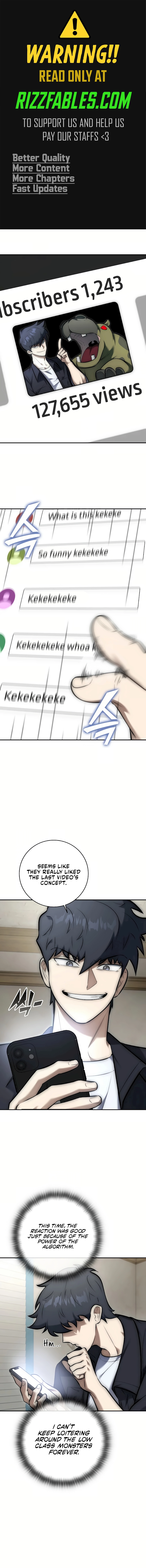 SUBSCRIBING TO THE TRANSCENDENT'S CHANNEL Chapter 8 - page 1