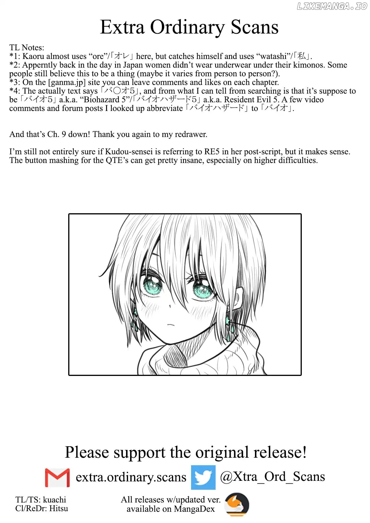 I want to cry with you on Thursday. chapter 9 - page 18