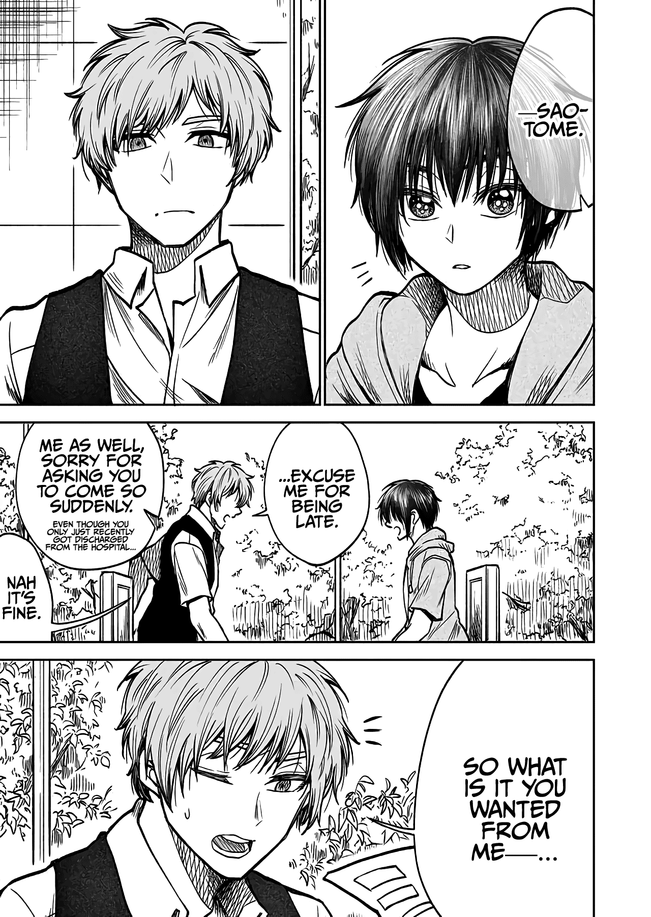 I want to cry with you on Thursday. chapter 31 - page 3
