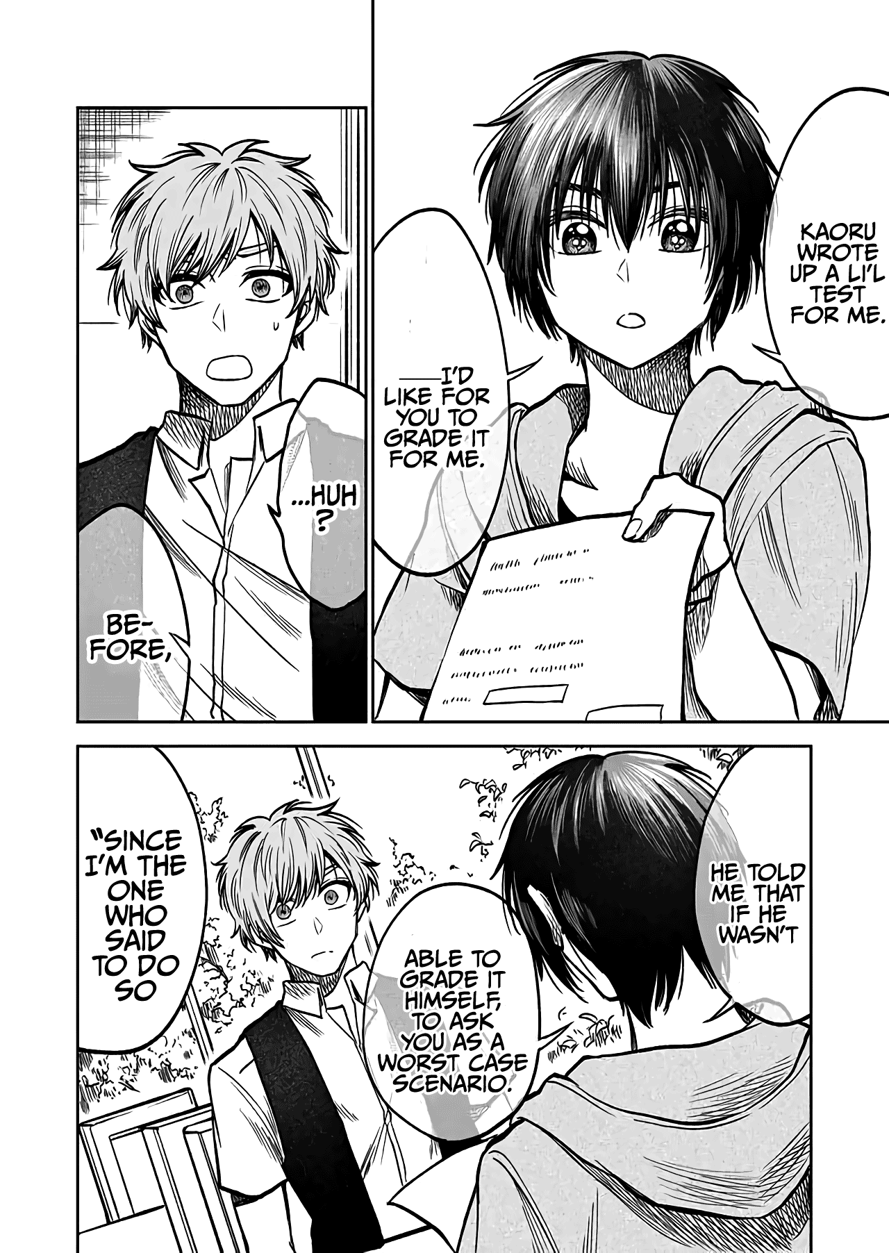 I want to cry with you on Thursday. chapter 31 - page 4