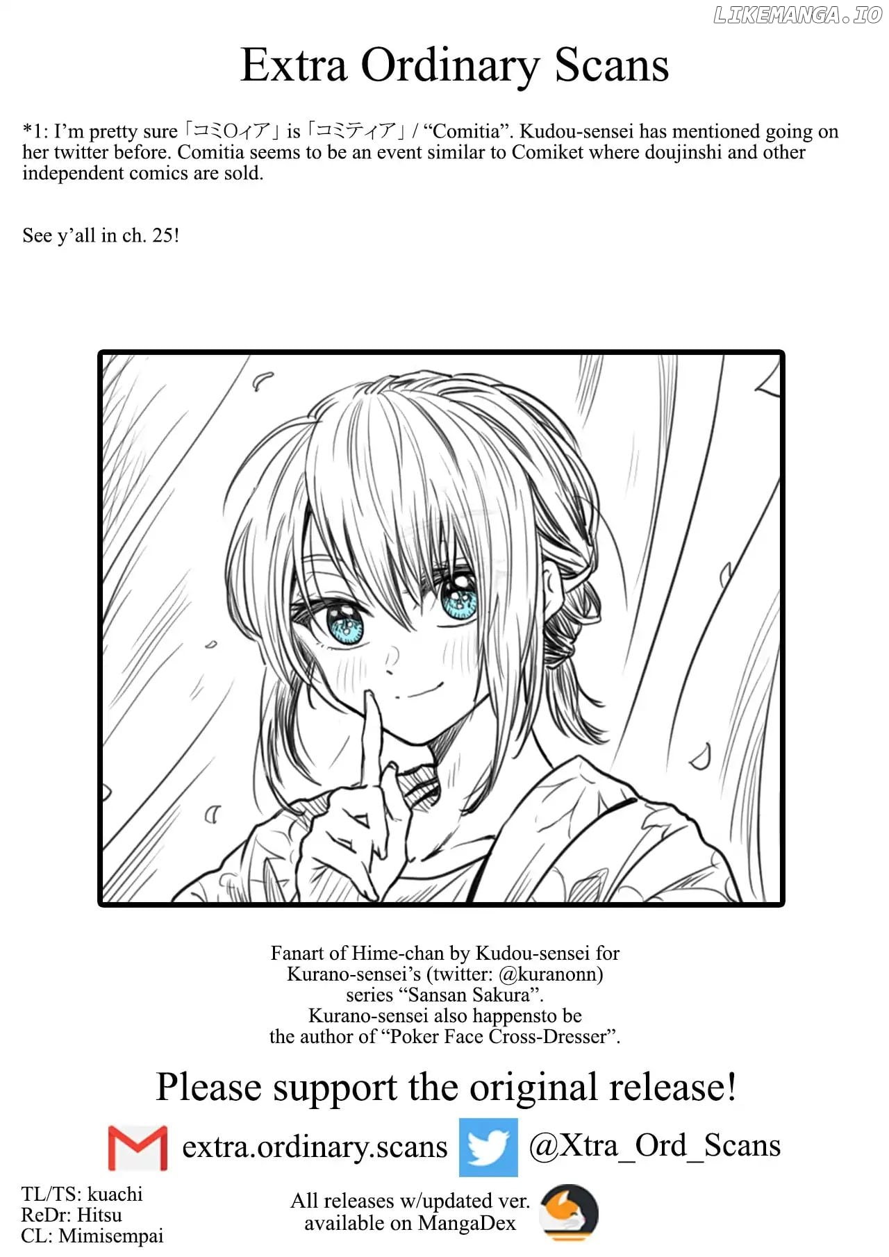I want to cry with you on Thursday. chapter 24 - page 12