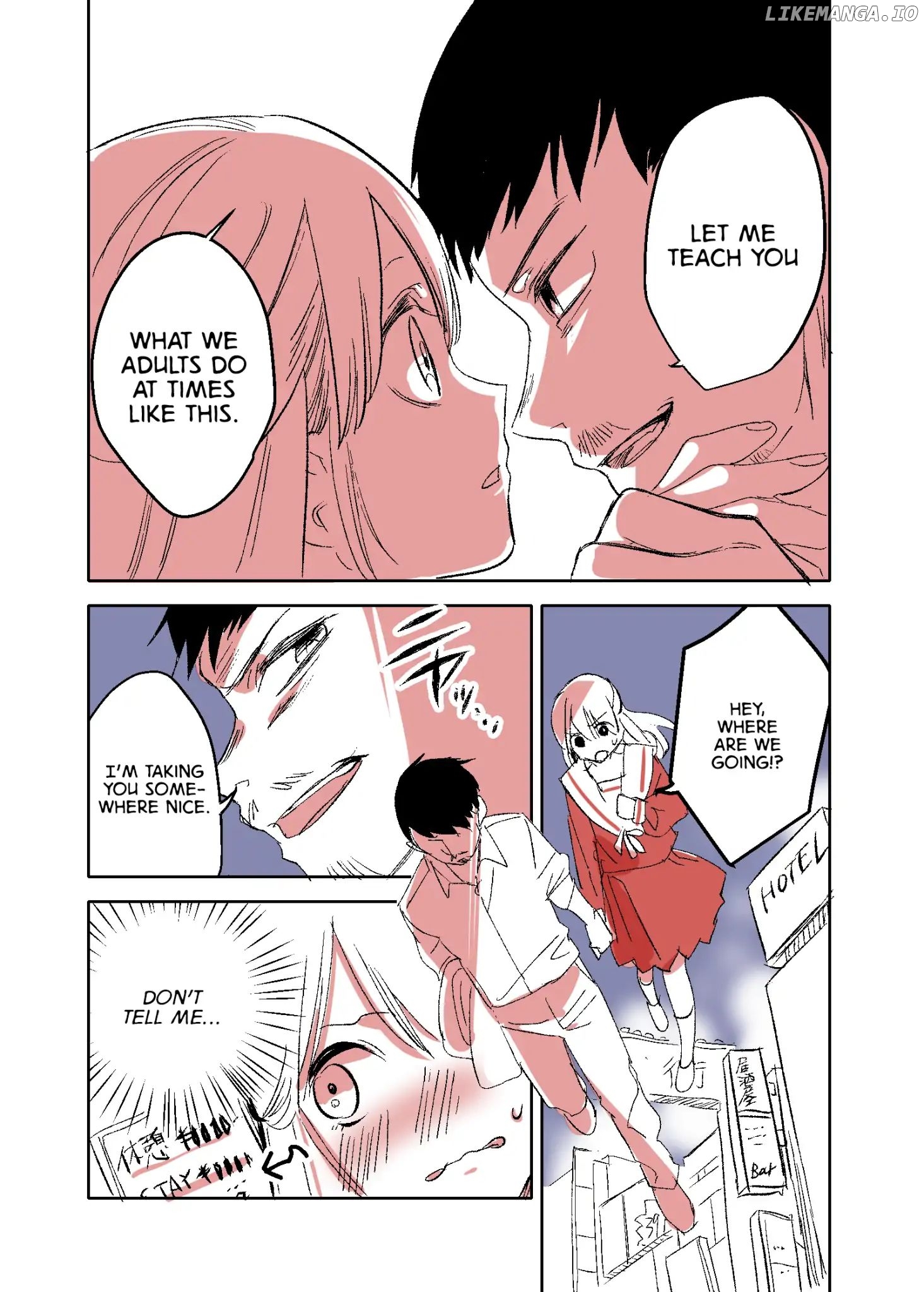 A Manga Where An Old Man Teaches Bad Things To A ●-School Girl chapter 2 - page 2