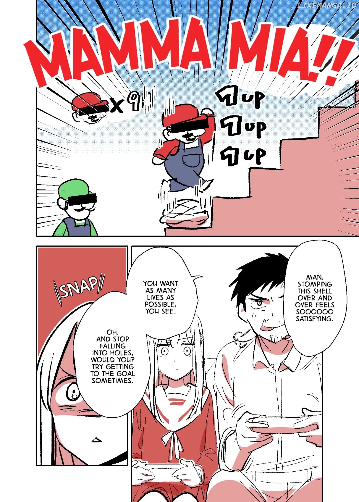 A Manga Where An Old Man Teaches Bad Things To A ●-School Girl chapter 3 - page 3