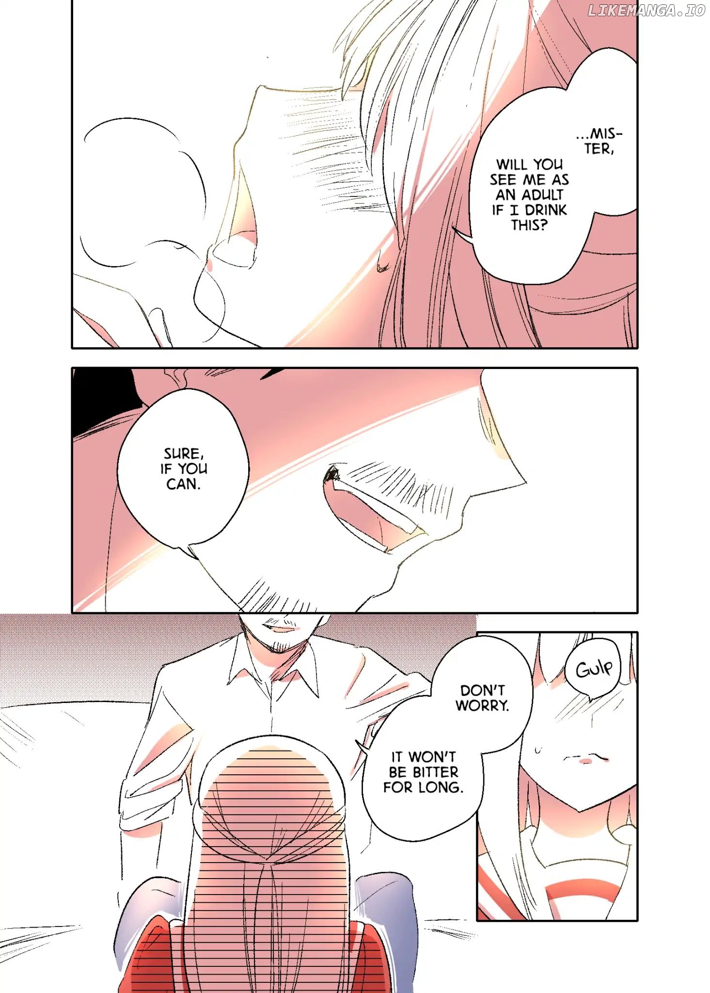 A Manga Where An Old Man Teaches Bad Things To A ●-School Girl chapter 4 - page 1