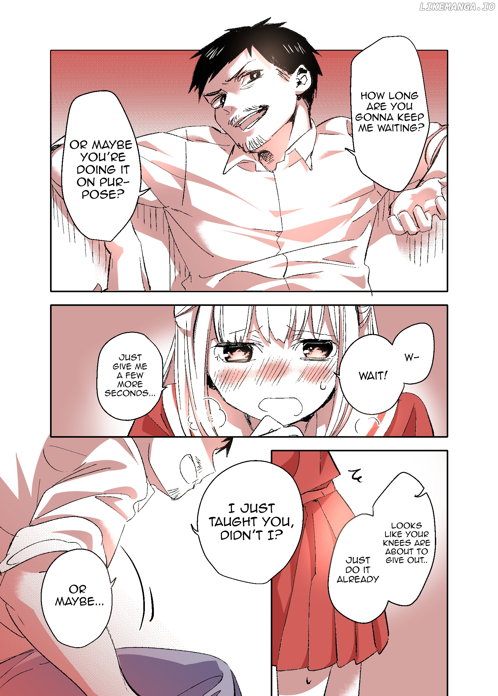 A Manga Where An Old Man Teaches Bad Things To A ●-School Girl chapter 6 - page 1