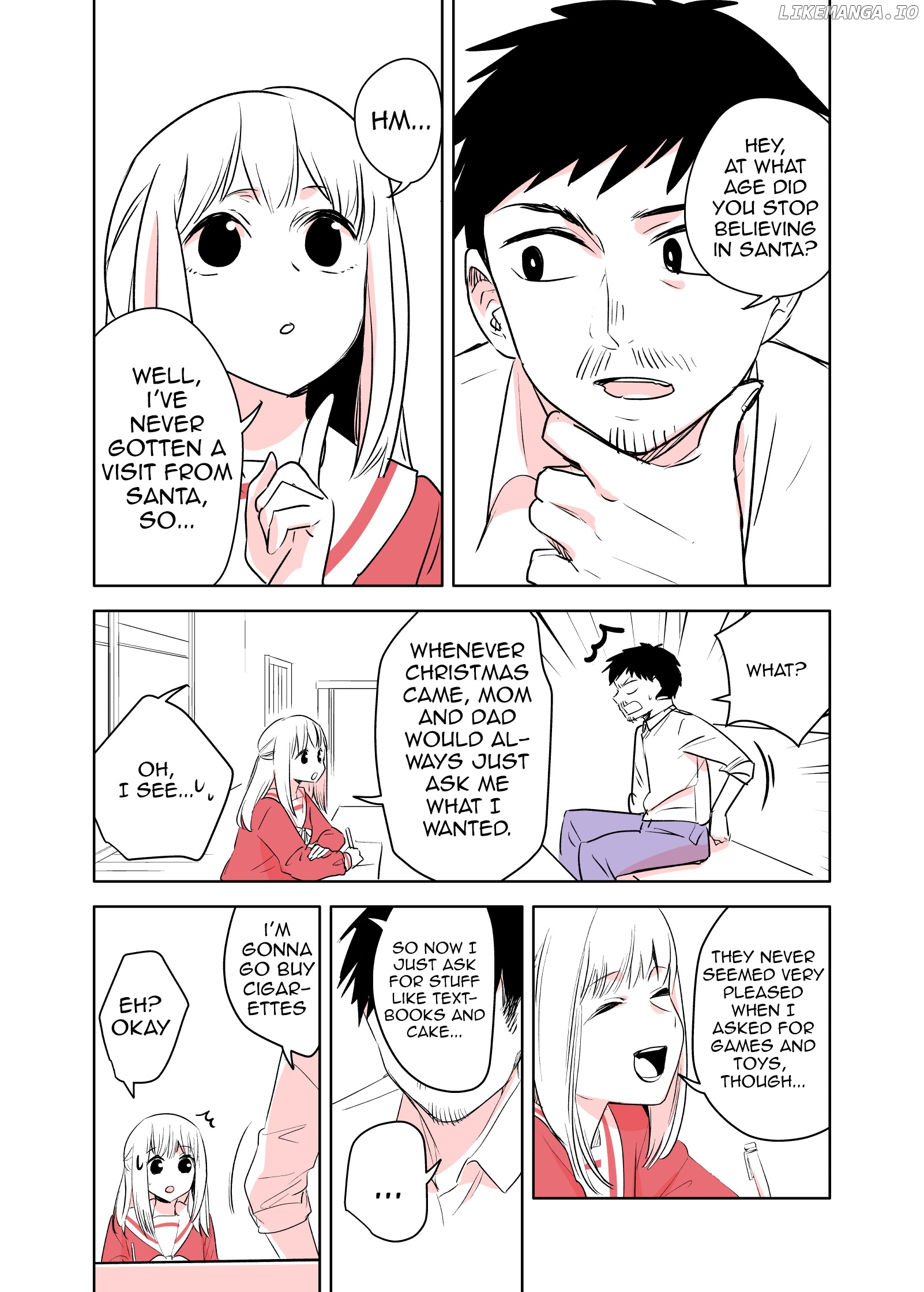 A Manga Where An Old Man Teaches Bad Things To A ●-School Girl chapter 8 - page 1