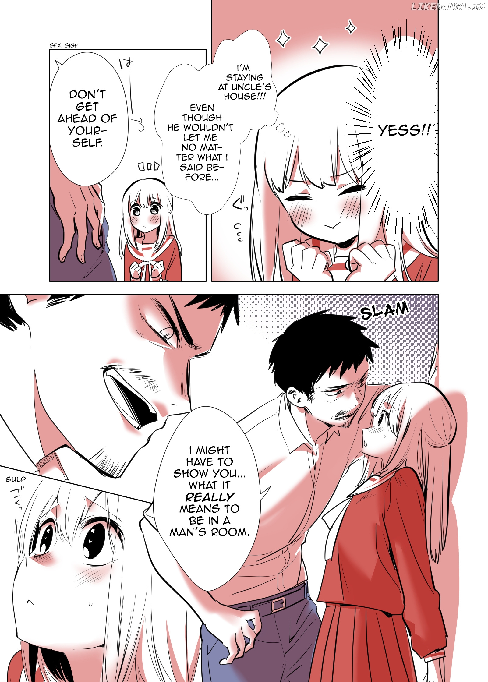 A Manga Where An Old Man Teaches Bad Things To A ●-School Girl chapter 9 - page 2