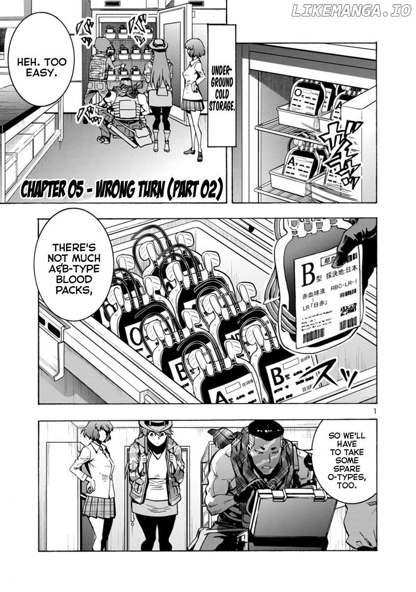 Dai Kyochuu Rettou chapter 5.2 - page 1