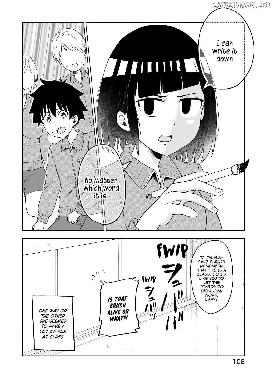 my Classmate Tanaka-San is Super Scary chapter 41 - page 5