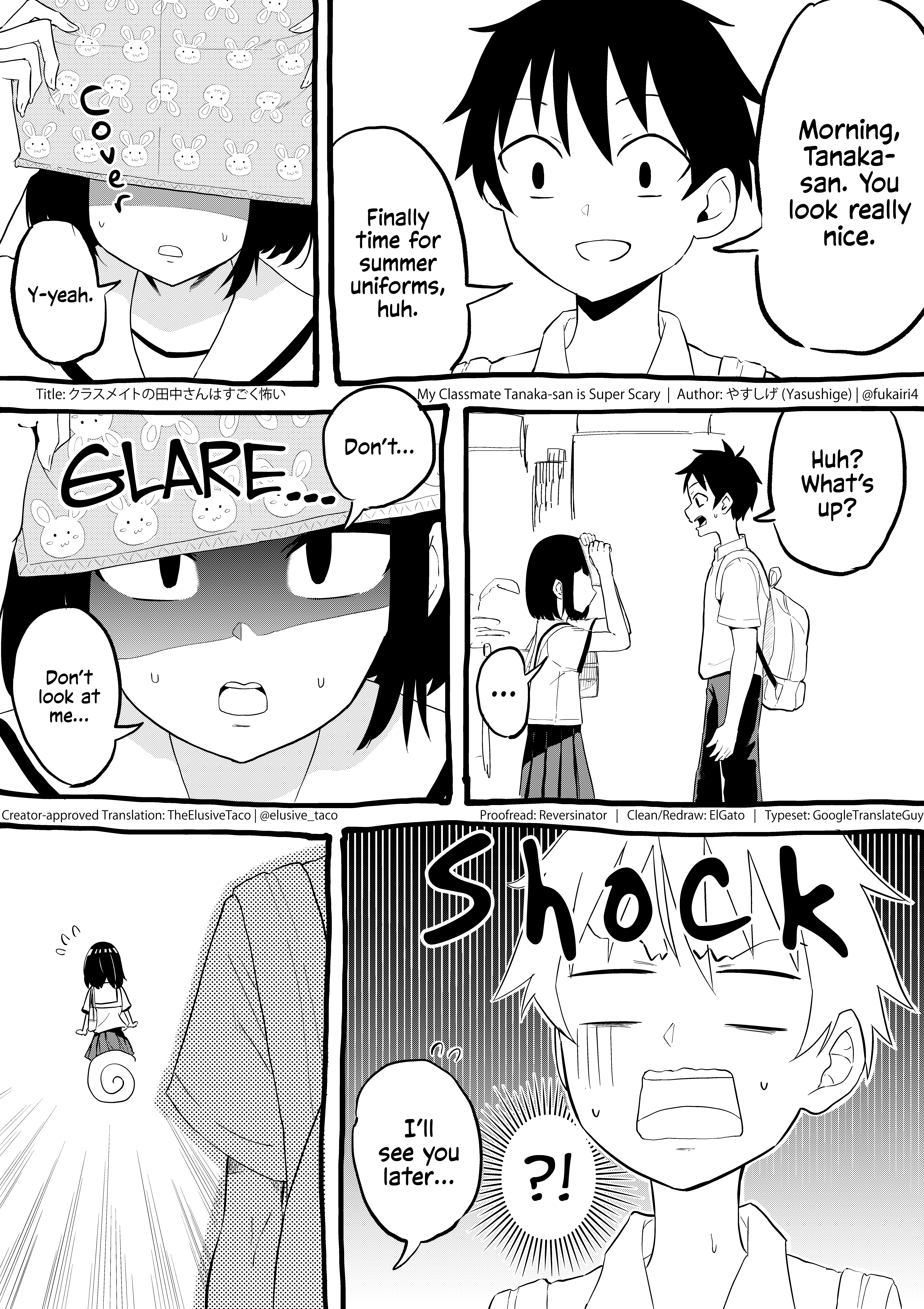 my Classmate Tanaka-San is Super Scary chapter 10 - page 2