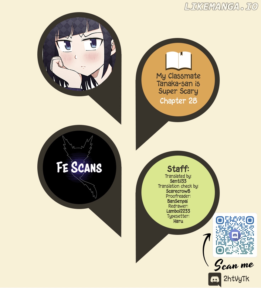 my Classmate Tanaka-San is Super Scary chapter 28 - page 1