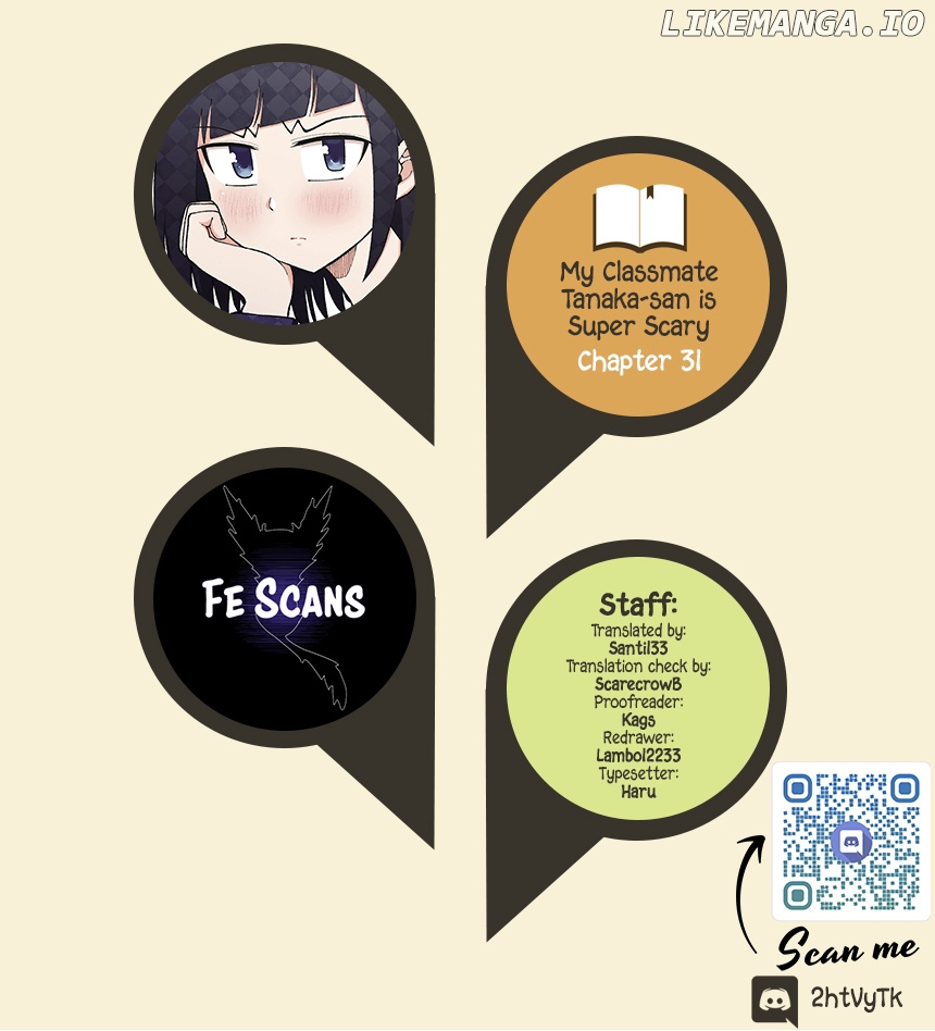 my Classmate Tanaka-San is Super Scary chapter 31 - page 1