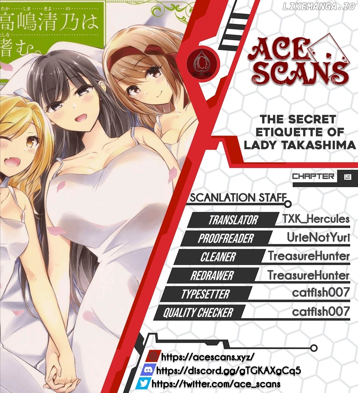 The Secret Etiquette Of Lady Takashima. chapter 19 - page 1