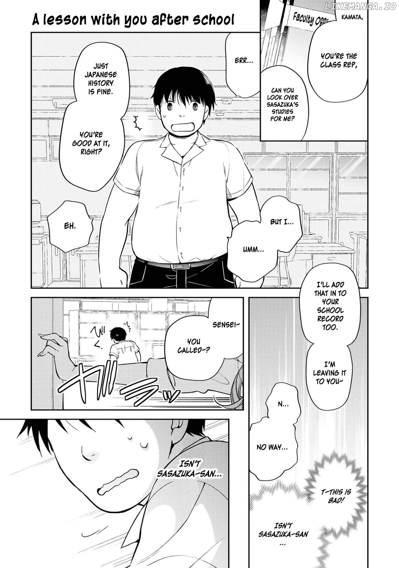 Hyottoshite Gyaru wa Orera ni Yasashii no Dewa? Anthology Comic chapter 14 - page 1