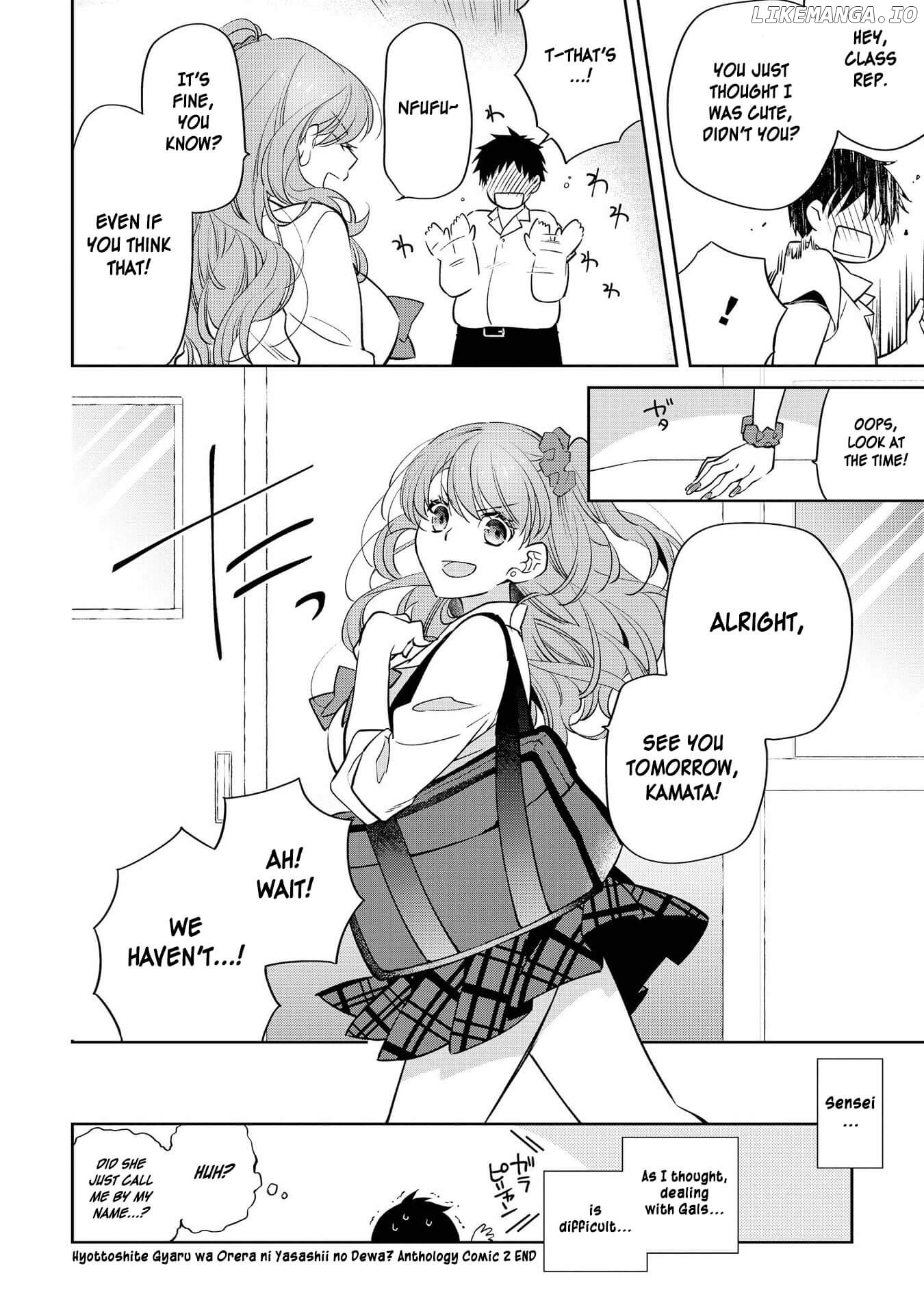 Hyottoshite Gyaru wa Orera ni Yasashii no Dewa? Anthology Comic chapter 14 - page 20