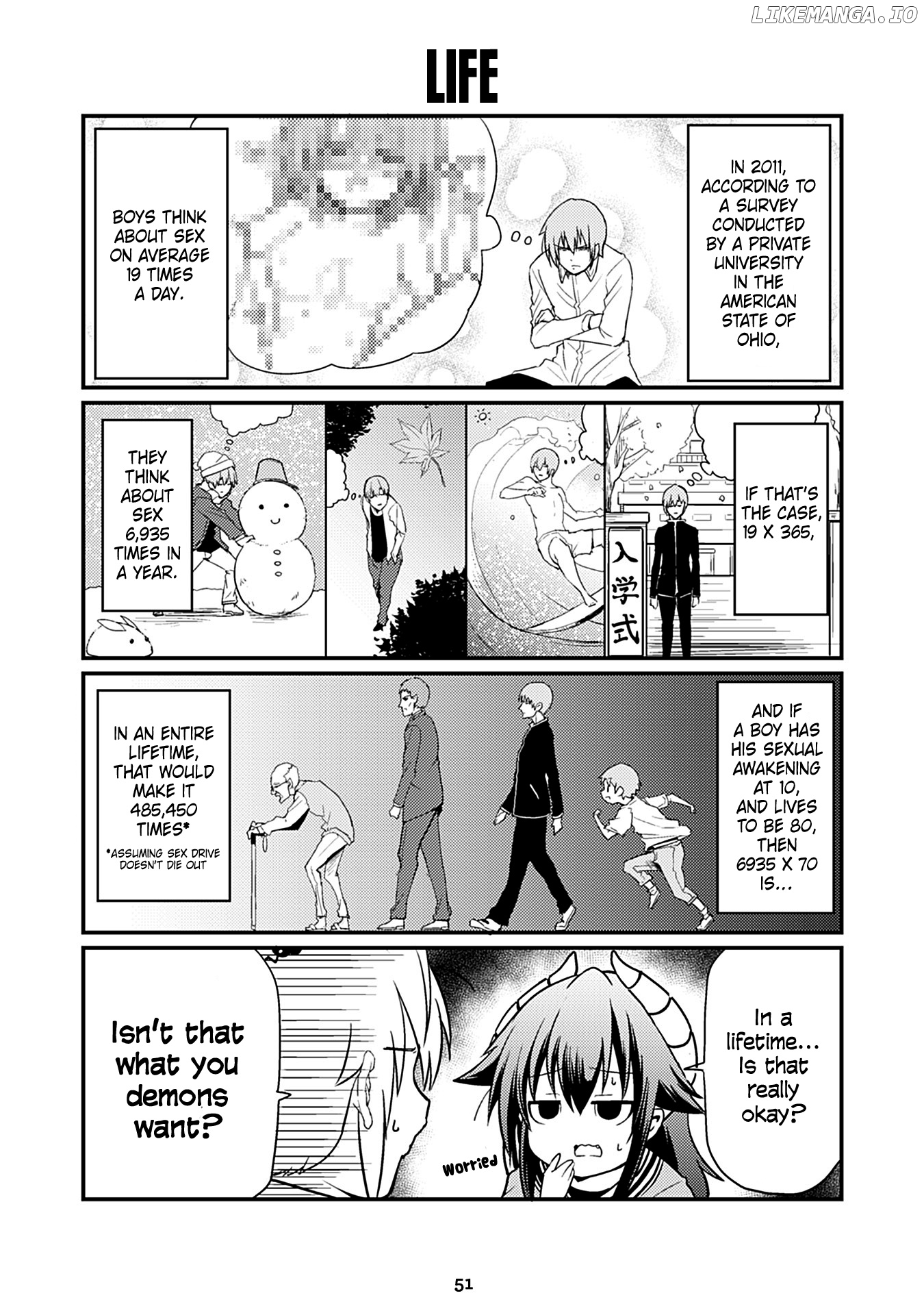 Naughty Succubus "Saki-Chan" Chapter 45 - page 1