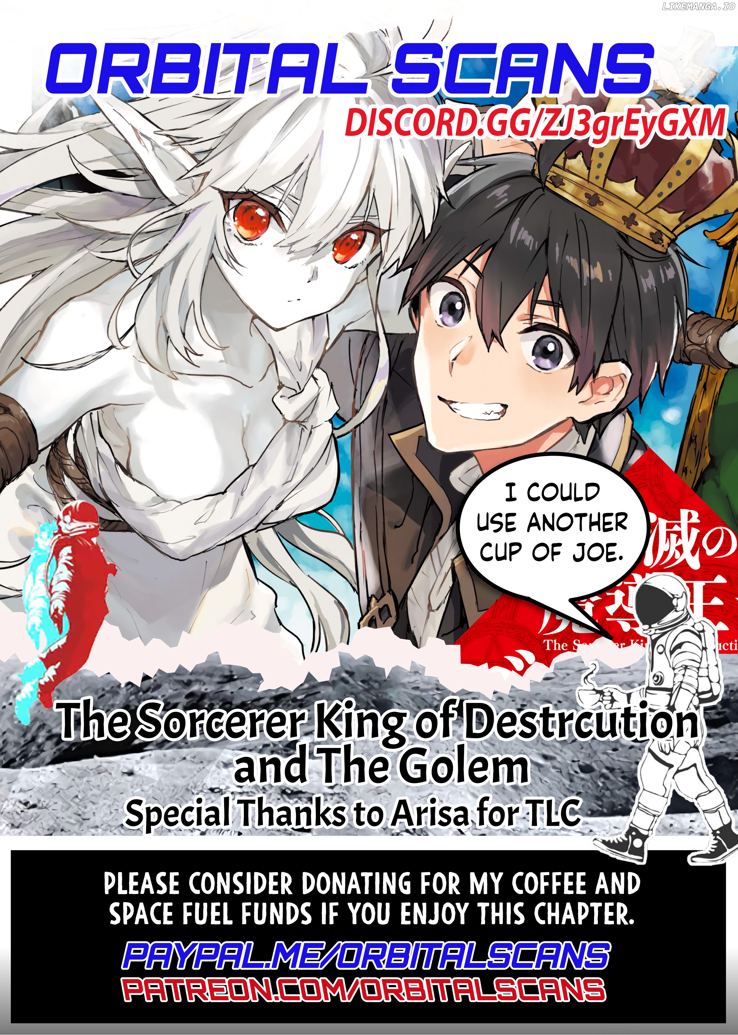 The Sorcerer King of Destruction And The Golem of The Barbarian Queen chapter 8.3 - page 1